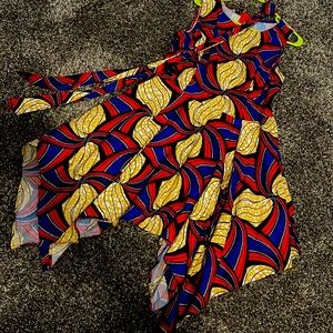 African print dress